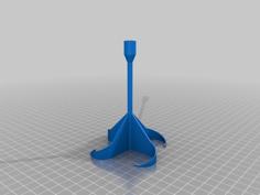 Left-Handed Dart 3D Printer Model