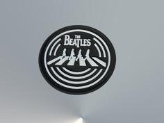 Coasters The Beatles, Dual Print. 3D Printer Model