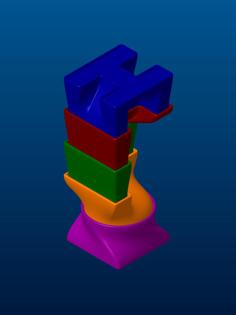 Hill Blocks 3D Printer Model