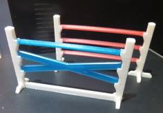 Horse Jumping Obstacle 3D Printer Model