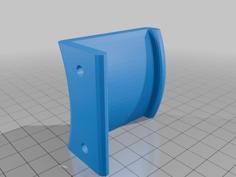 Simple Headphone Holder 3D Printer Model