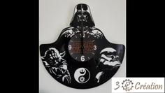 Déco Disque Vinyle – Horloge Star Wars – Vinyl Record 3D Printer Model