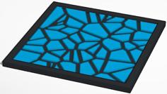 Abstract Drink Coaster 3D Printer Model