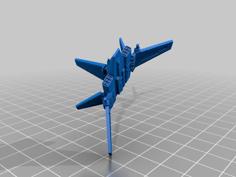 X-Wing Scale: Alpha Class XG-1 Starwing, "Gunboat" – FDM 3D Printer Model