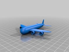 Openscad Plane 3D Printer Model