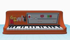 Gorillaz Song Machine Piano 3D Printer Model