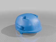 Battlefield 2142 Helmets, Backpacks And Grenades 3D Printer Model