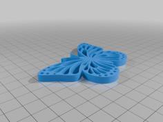 Cortante De Galletitas Mariposa Con Sello(butterfly Cookie Cutter) 3D Printer Model