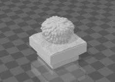 Basic Graveyard Bush (Dungeon Blocks Compatible) 3D Printer Model