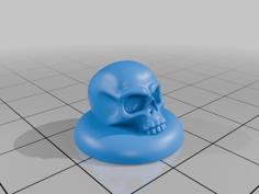 Skull Token 3D Printer Model