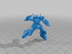 Gundam Unicorn Vist Mobile Suits 3D Printer Model