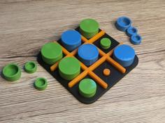 Tic-Tac-Cap: A Game Of Stacking And Stealing 3D Printer Model