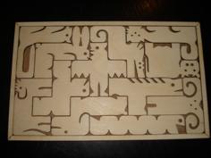 Laser Cut Chinese Zodiac Pentominoes