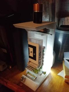 Vertical Battery Organizer AA AAA 3D Printer Model