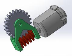 Worm Gear 3D Printer Model