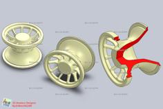 Tiger Tank Before Processing Of Driving Wheel.(STL-35) 3D Printer Model