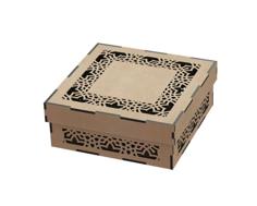 Laser Cut Wooden Decorated Box