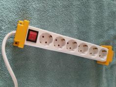 Powerstrip Mounting Solution – Steckdosenleiste Halterung 3D Printer Model