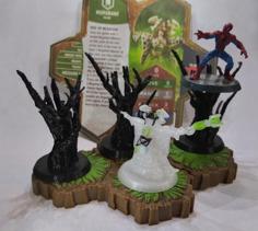 Morsbane For Heroscape, Splitted 3D Printer Model