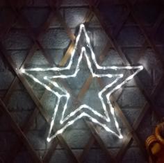 LED Outdoor Christmas Star Decoration 3D Printer Model