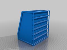 Desk Organizer With Expanding Magazine Holder 3D Printer Model