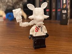 Mangle Lego Head 3D Printer Model