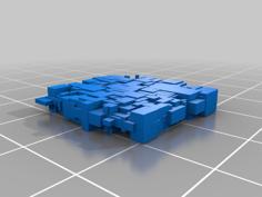 Square Greeble 3D Printer Model