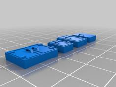 Fuse Boxes Set Of 4 3D Printer Model