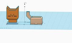 CaliCat Self Watering Planter 3D Printer Model