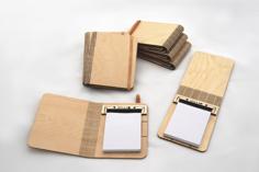 Laser Cut Folding Wood Booklet