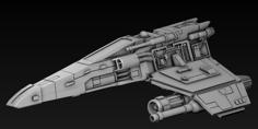 SW The Miniature Game E-Wing 3D Printer Model