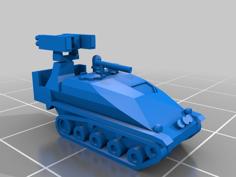 Wiesel 2 Ozelot SPAA W/ Deployed Launcher 3D Printer Model