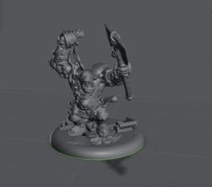 Warmaster Orc Hero 3D Printer Model