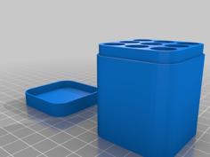 Portable Battery Case 3D Printer Model