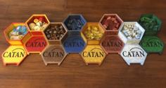 BradLeBard’s 3D Catan Board And Storage Box 3D Printer Model