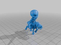 Skeleton Cavalry 3D Printer Model