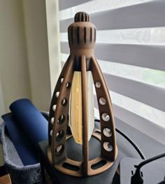 Steampunk Lamp For T-10 Bulb 3D Printer Model