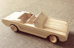 Laser Cut Convertible Car Layered Design