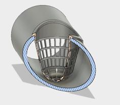 3.5inch Hydroponics Net Cup For 4inch PVC Pipe 3D Printer Model