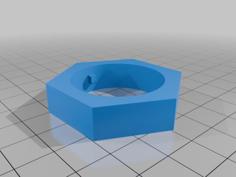 Fillament Holder Retaining Nut 3D Printer Model