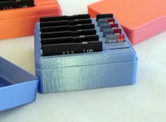 Memory Card Box And Lid – Customizer 3D Printer Model