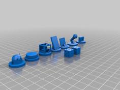 Pawns And Dice 3D Printer Model