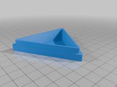 Triangular Stackable Beading Tray 3D Printer Model