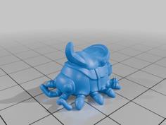 Giant Pillbugs 3D Printer Model