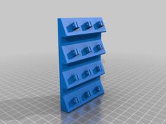 IKEA SKADIS 1/4 Socket Holder 3D Printer Model