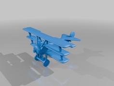 Fokker Dr.1 Triplane Fighter 3D Printer Model