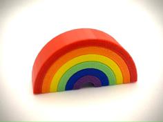 Pride Rainbow 3D Printer Model