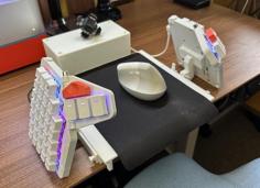 Moonlander Keyboard And Mouse Platform V2.2 3D Printer Model