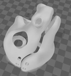 Long Nosed Scalie Base 3D Printer Model