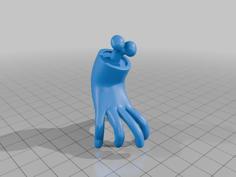 Cartoon Hand Adams 3D Printer Model